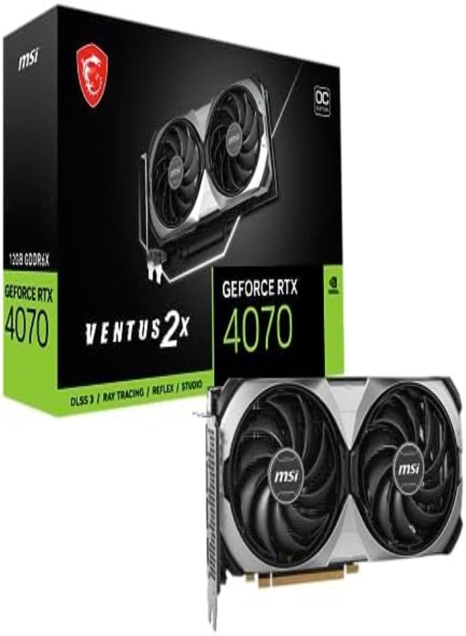 MSI VENTUS GeForce RTX 4070 2X E 12G OC NVIDIA 12 GB GDDR6X