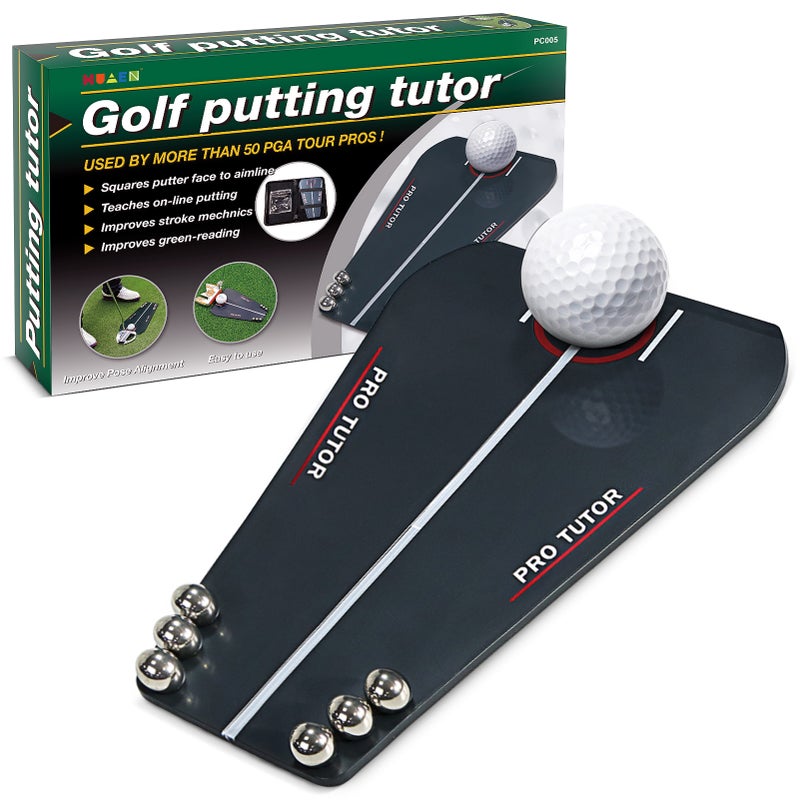 Generic Portable Golf Putter Trainer DP4007 Green color box]