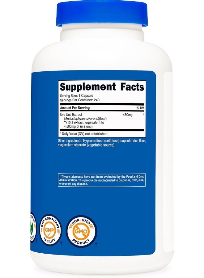 Nutricost Uva Ursi 4500Mg, 240 Capsules Vegetarian Capsules, Gluten Free, Nongmo - Image 5