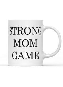 LIT Coffee Mug Funny Design GiftWhite Mug Strong Game Funny Motherhood  - Image 1