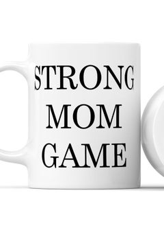 LIT Coffee Mug Funny Design GiftWhite Mug Strong Game Funny Motherhood  - Image 2