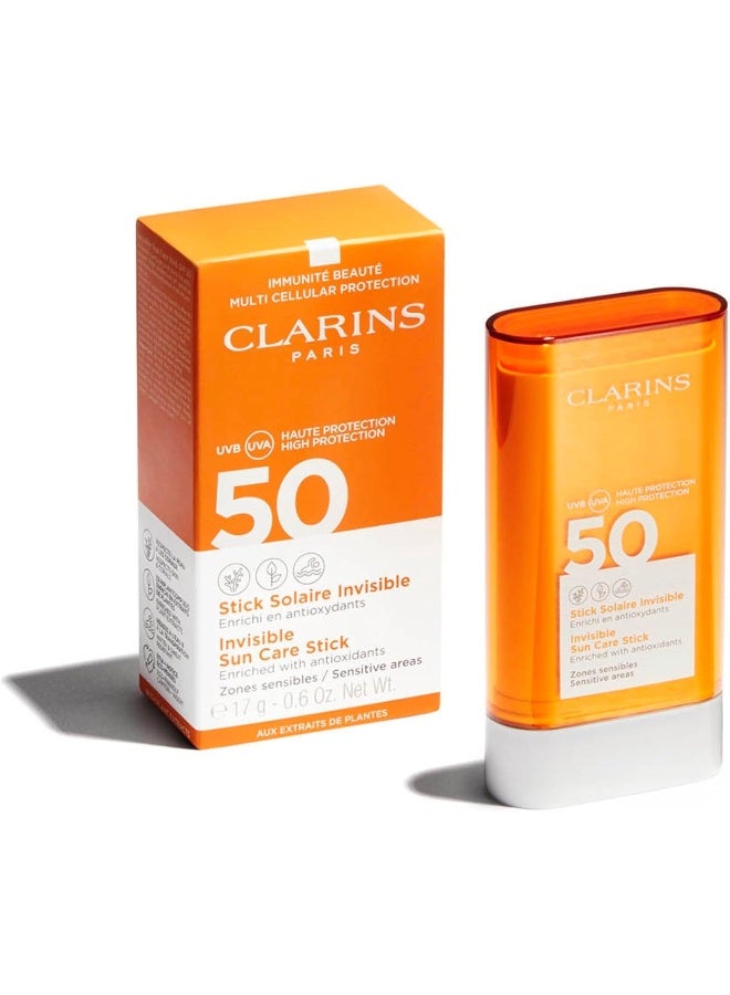 كلارنس Sun Care Stick SPF 50+ 17g | Broad Spectrum High Protection Mineral Sunscreen Stick for Face & Sensitive Areas | Water-Resistant UVA UVB Reef-Safe Sun Protection Stick | Portable No-Rub SPF 50+ Travel Sunscreen 17grams - Image 3