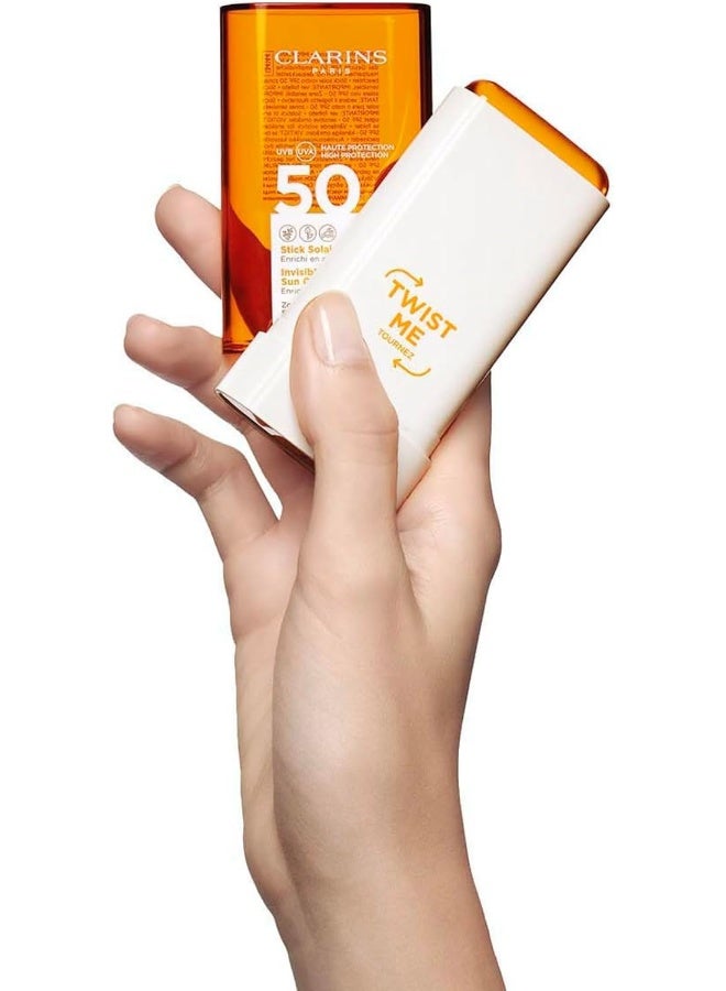 كلارنس Sun Care Stick SPF 50+ 17g | Broad Spectrum High Protection Mineral Sunscreen Stick for Face & Sensitive Areas | Water-Resistant UVA UVB Reef-Safe Sun Protection Stick | Portable No-Rub SPF 50+ Travel Sunscreen 17grams - Image 2