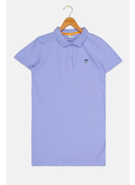 PUMA Kids Girl Brand Logo Training Dress, Purple  - Image 1