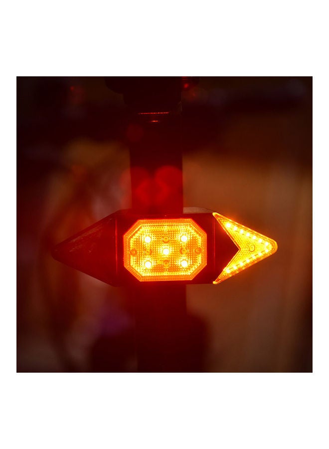 USB Rechargeable Bicycle Direction Indicator Tail Light with Remote - Image 3