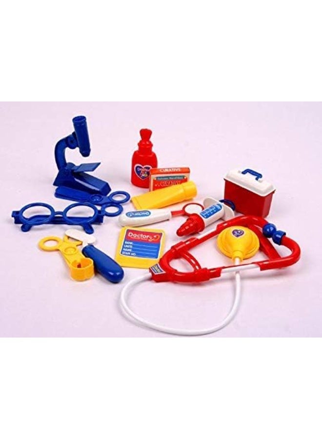 ST ZONE Doctor Role Play Dress Up Set – 13 Pcs Medical Kit for Pretend Play – Educational Doctor Costume Toy for Boys & Girls - Image 2