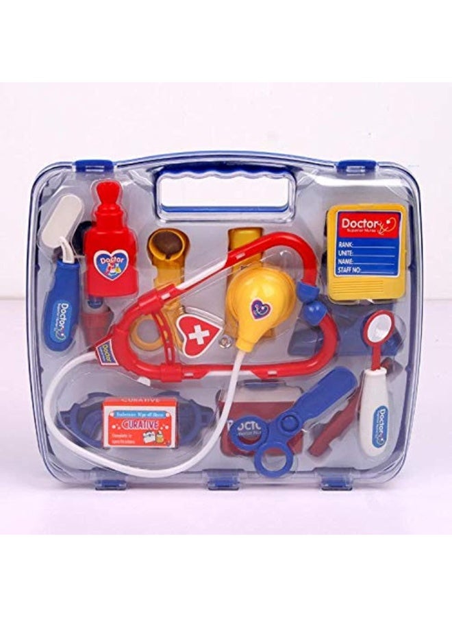 ST ZONE Doctor Role Play Dress Up Set – 13 Pcs Medical Kit for Pretend Play – Educational Doctor Costume Toy for Boys & Girls - Image 1