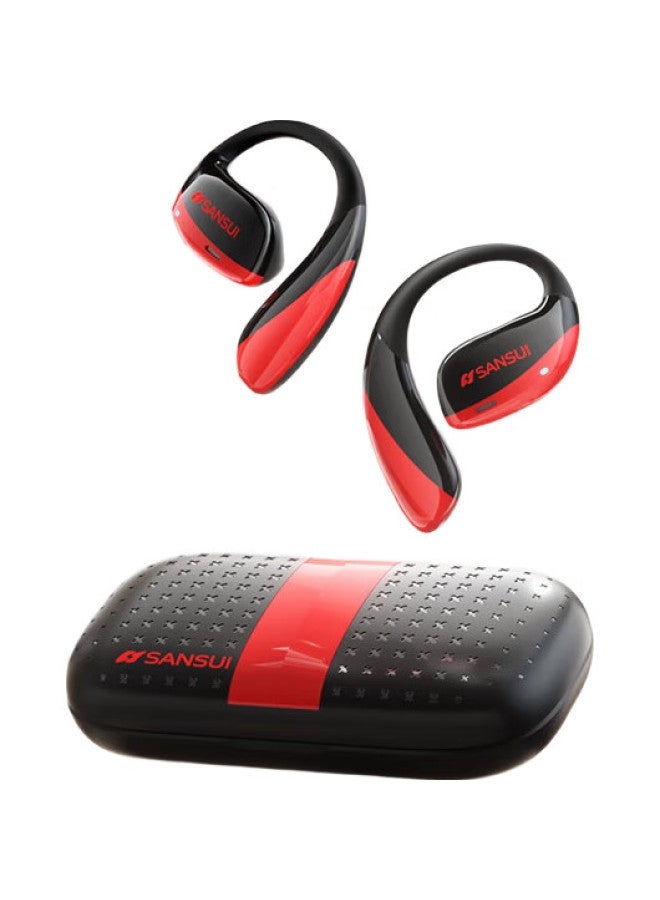 Sansui [Major New Product | Three Major Upgrades] T19 Bluetooth Headphones, Over-Ear Bone Conduction, Open-Ear Design, Wireless, Noise-Canceling, Suitable For Huawei, Xiaomi, And Apple - Image 1