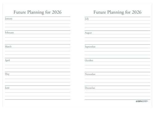 House of Doolittle 2025 Weekly Calendar Planner, 6.9 x 8.75 Inches, January - December (HOD25802-25) - Image 4
