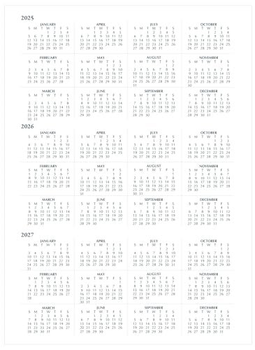 House of Doolittle 2025 Weekly Calendar Planner, 6.9 x 8.75 Inches, January - December (HOD25802-25) - Image 3