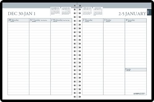 House of Doolittle 2025 Weekly Calendar Planner, 6.9 x 8.75 Inches, January - December (HOD25802-25) - Image 1
