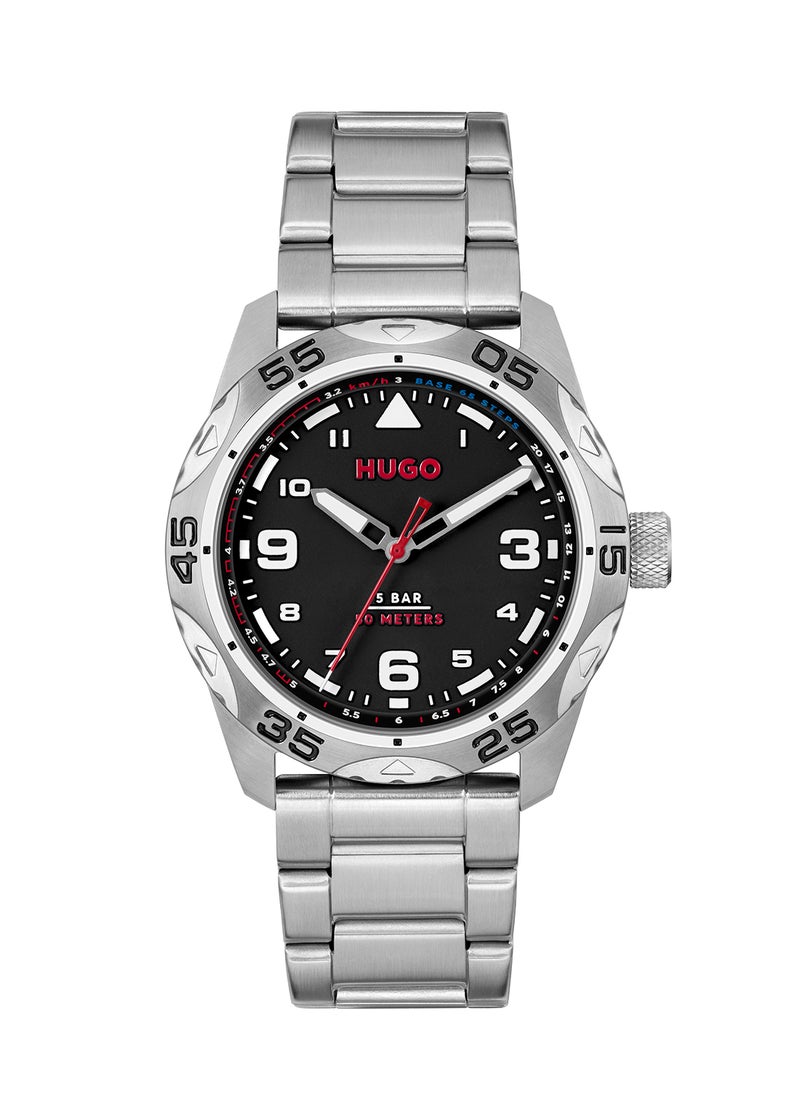HUGO BOSS Men's Analog Round Shape Stainless Steel Wrist Watch 1530332 - 42 Mm  - Image 2