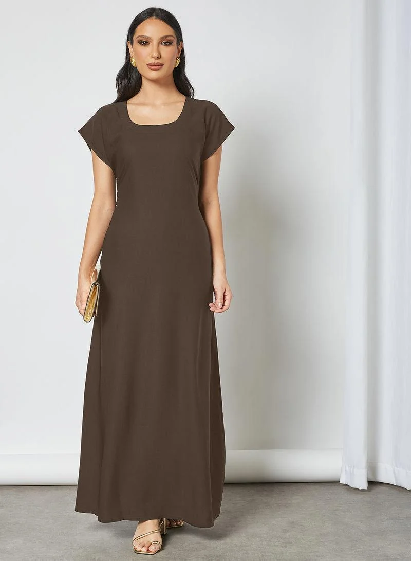 النخبة Taupe color Inner dress