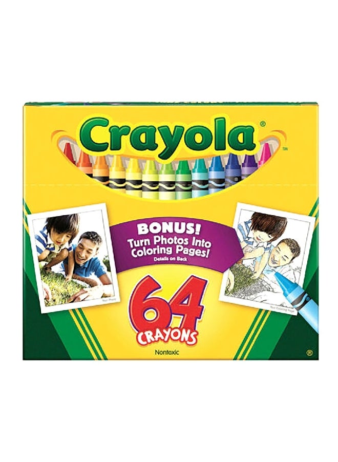 كرايولا مجموعة أقلام تلوين زاهية غير قابلة للتعليق مكونة من  قطعة متعددة الألوان