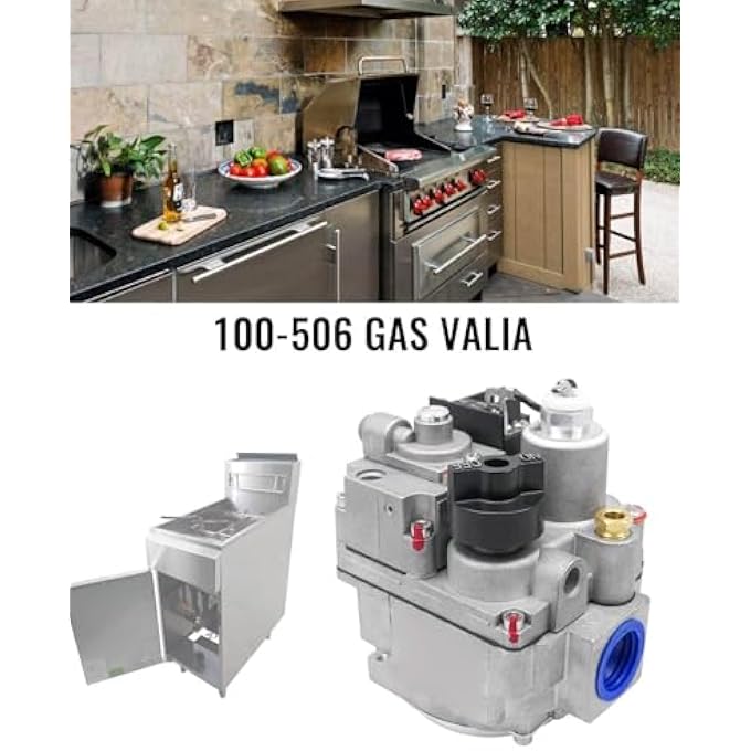 700-506 GAS VALVE 200000 BTU/H FIT FOR ROBERTSHAW 700 SERIES, COMBINATION FURNACE GAS VALVE REPAIR PARTS, FAST OPENING, FOR NATURAL, MANUFACTURED, MIXED, LPG AND LPG/AIR MIXTURES - Image 2