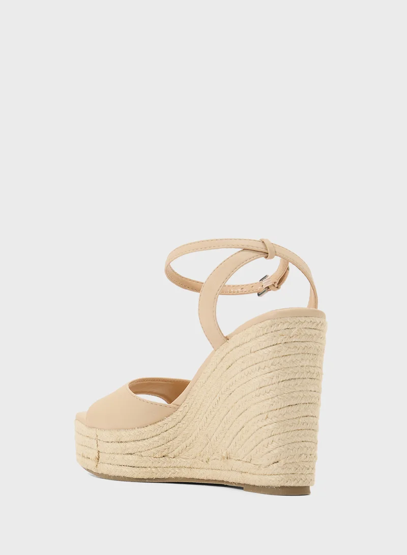 Savannah Collection High Heel Wedge Sandal