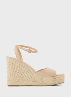 Truffle High Heel Wedge Sandal  - Image 1
