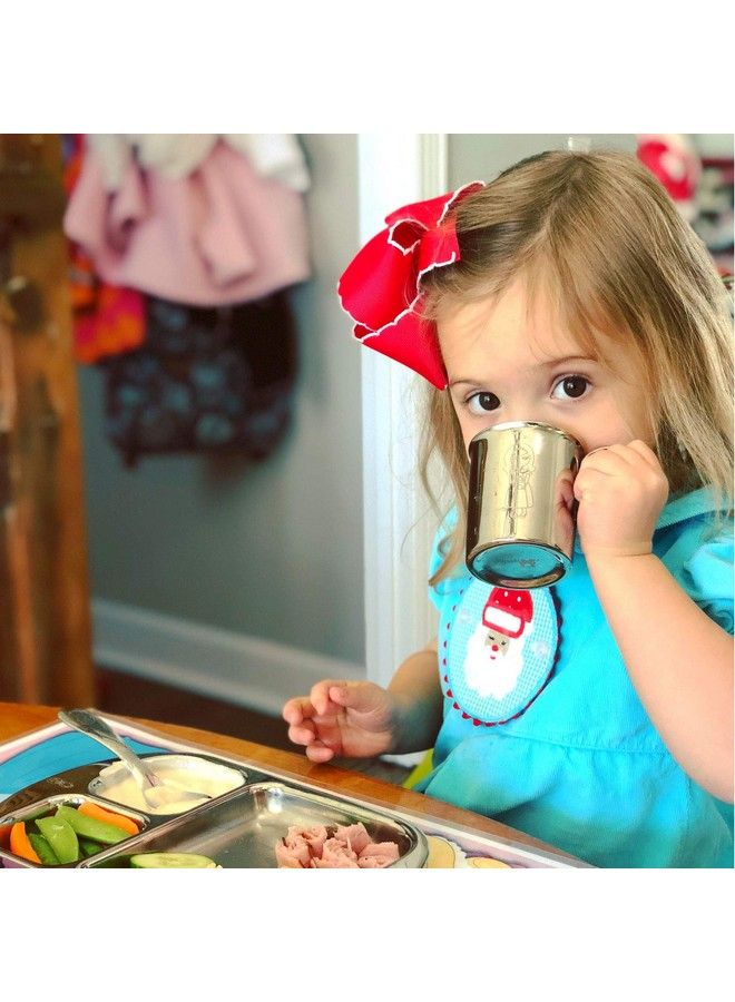 Kiddobloom أكواب أطفال من الفولاذ المقاوم للصدأ (2 قطعة) ضفدع - Image 4