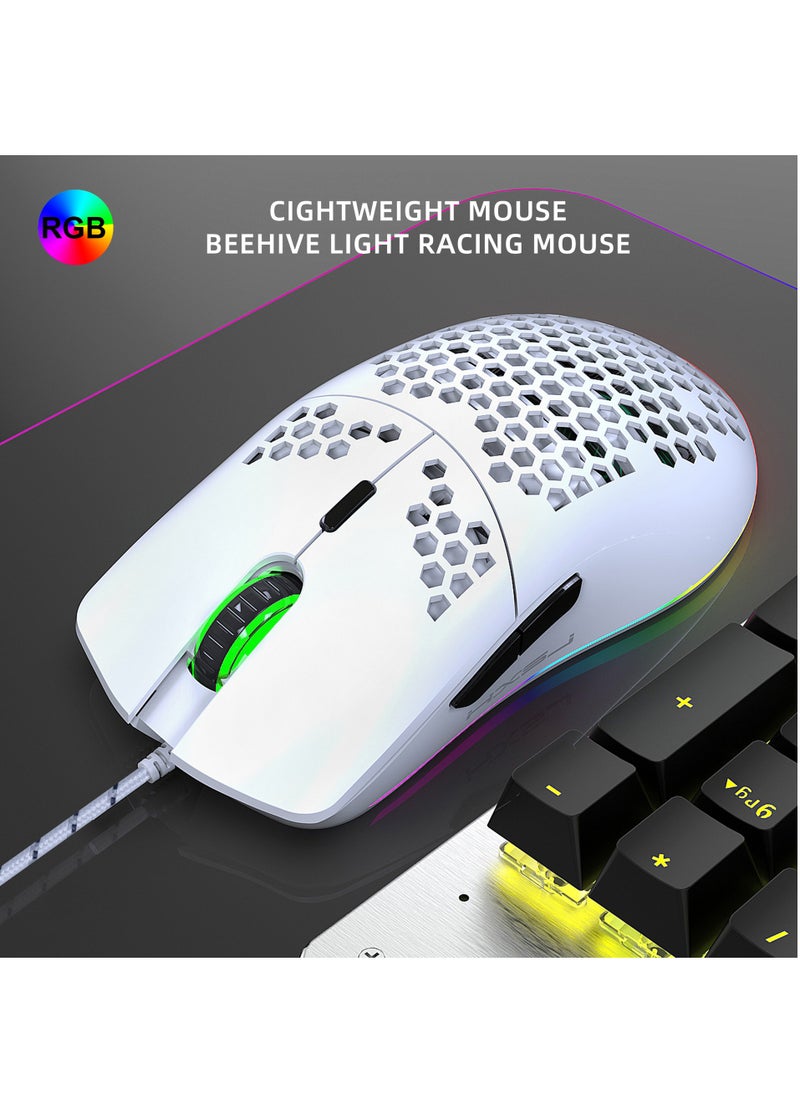 HXSJ - V700 61 Key RGB Wired Gaming Keyboard and J900 USB Wired Gaming Mouse Set - Image 1