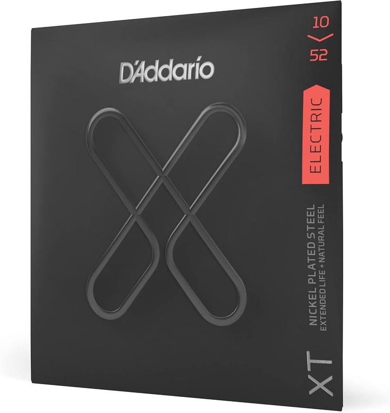 D'Addario XT Nickel Coated Electric Guitar Strings 10-52 - Image 1