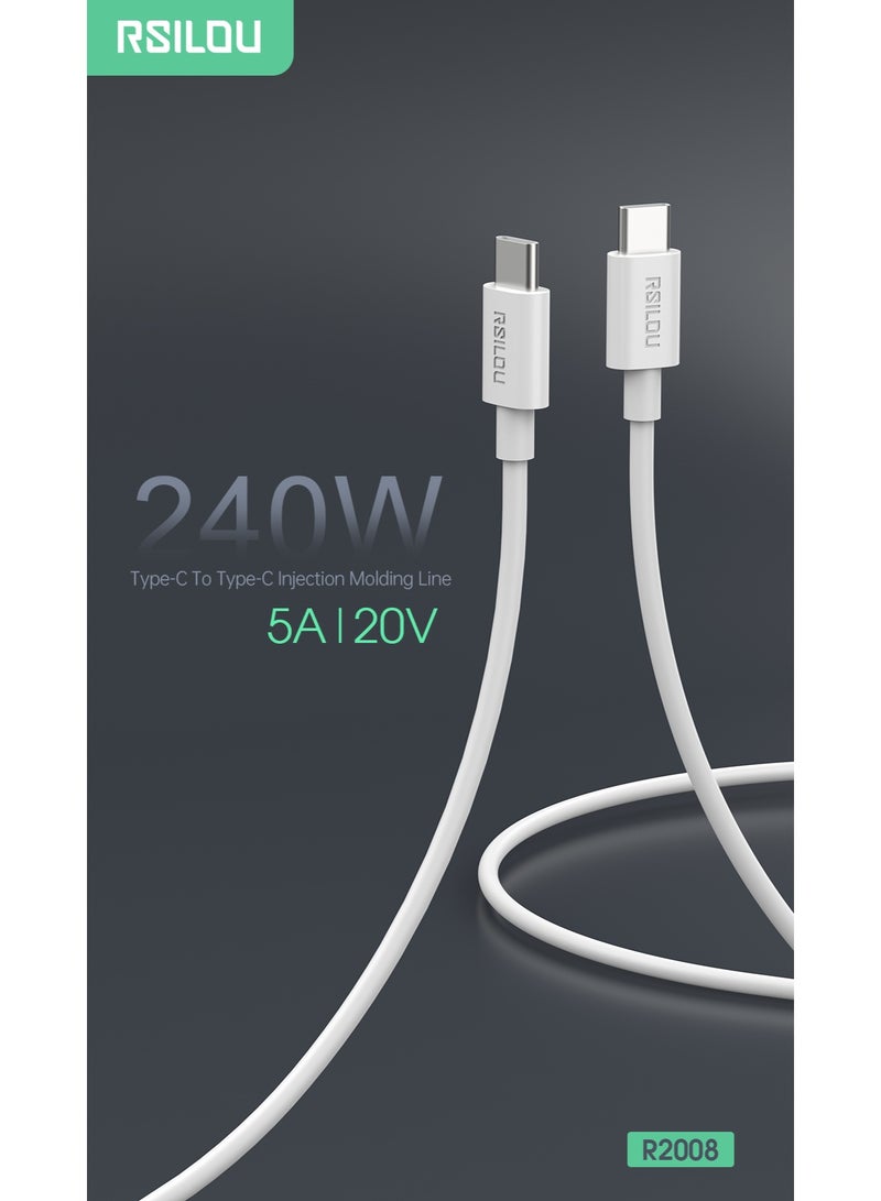 rsilou Type-C to Type-C Fast Charging Data Cable (150cm) - Image 1