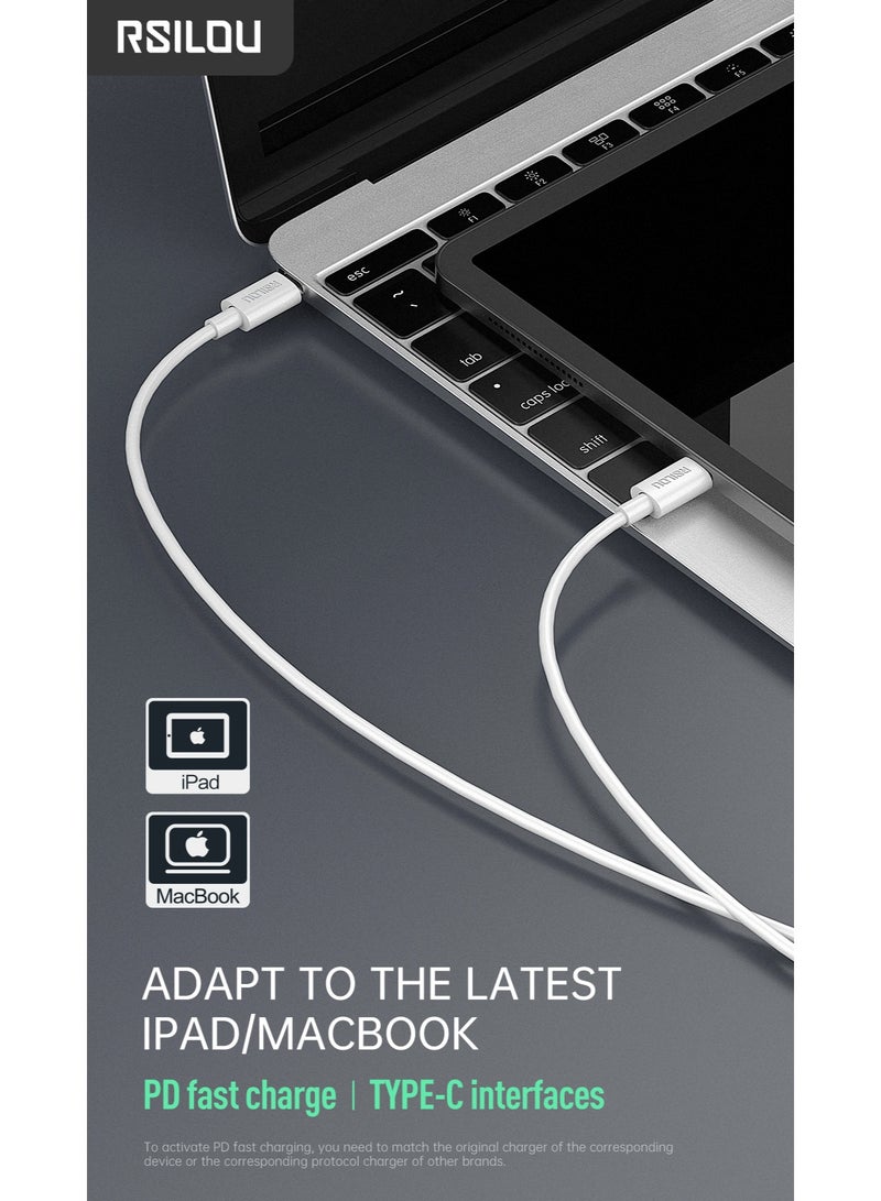 rsilou Type-C to Type-C Fast Charging Data Cable (150cm) - Image 5