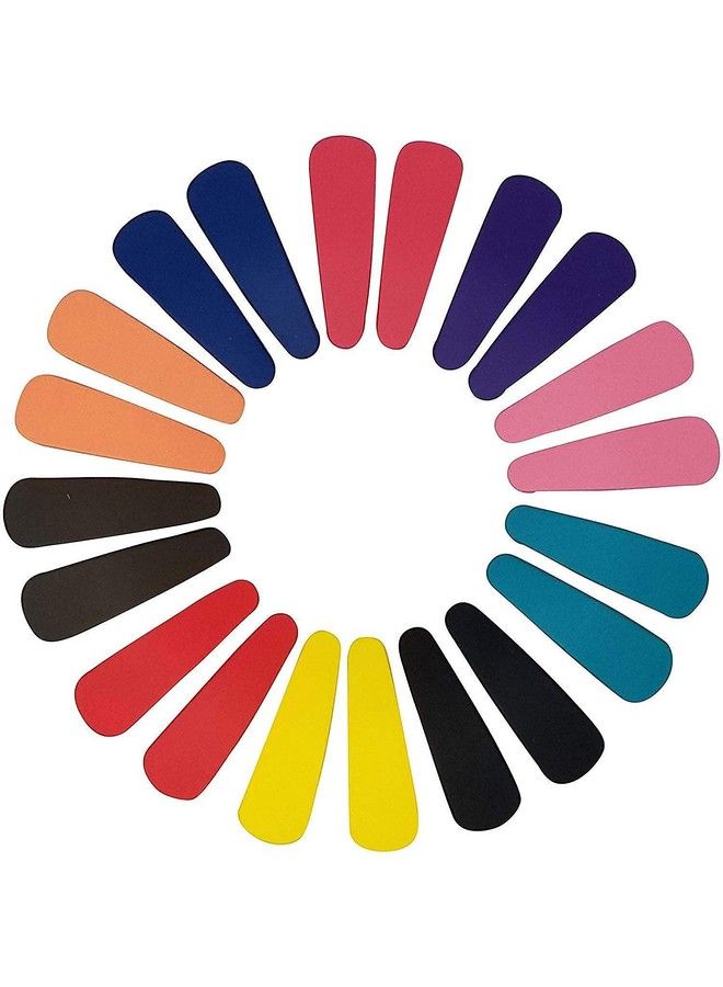 Drishti Plastic Hair Tic Tac Clips For Girls Multicolor 20 Pcs 10 Pair (Same Design) - Image 1