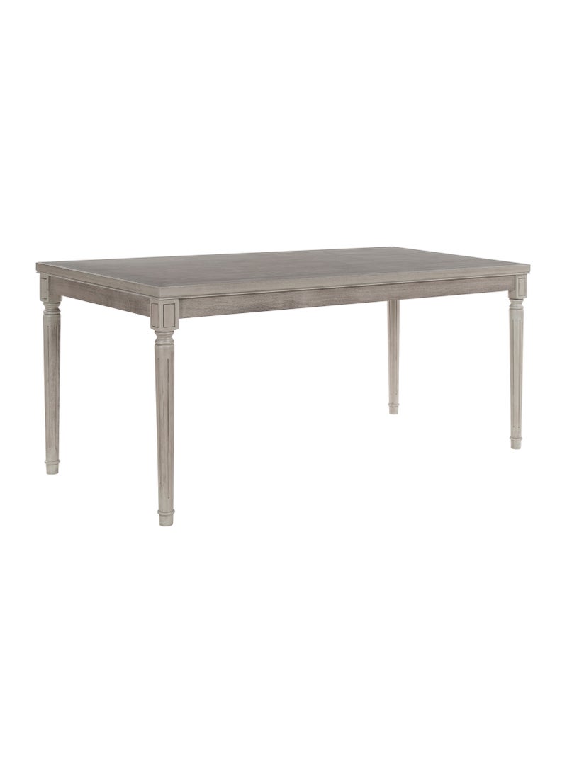 Chogori Solid Wood Dining Table -Natural Wood Veneers&Water Based Paint Finished- Vintage Kitchen&Dining Room Table for 4-6 People - Image 1