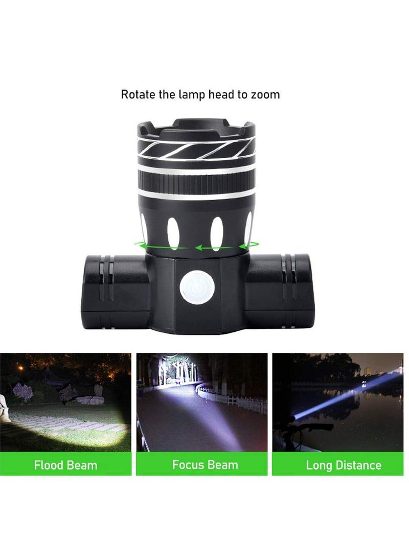 Loquat , Bike Light SetUSB Rechargeable, Super Bright Bike Front Headlight  Back Tail Light, 3 Modes Waterproof Bicycle Lights Fit All Bicycles - Image 5