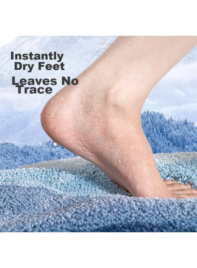 Dajiang Bathroom Mat, Entrance Doormat, Absorbent Floor Mat, Non-slip Bath Mat, 50x100cm - Image 3