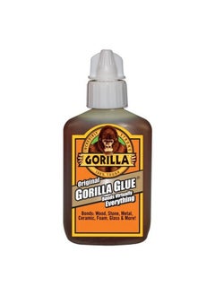 Gorilla Gorilla Original Gorilla Glue, Waterproof Polyurethane Glue, 2 ounce Bottle, Brown  - Image 2