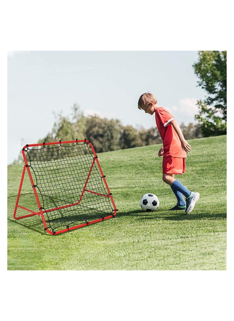 Generic - Football Kickback Rebounder Adjustable Angles Training Net 100 cm - Image 1
