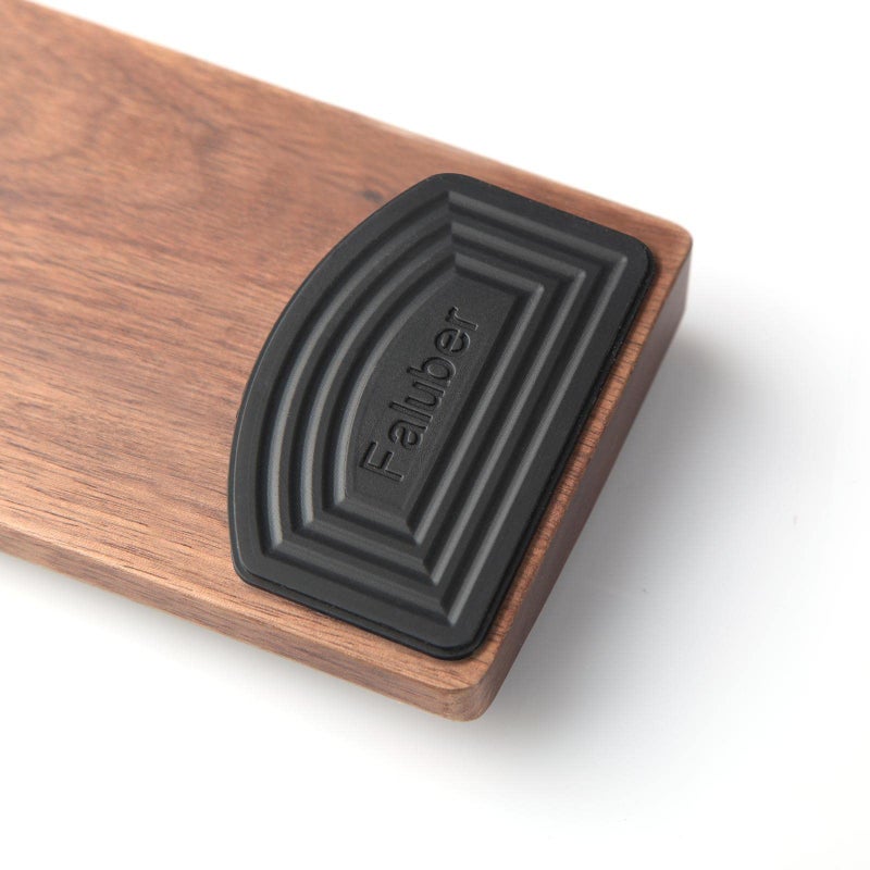 Faluber Wooden Wrist Rest, 17.3-inch Length and 20mm Thickness for Full-Sized Keyboard, Walnut Wood Palm Rest, Ergonomic Design for Mechanical Gaming Keyboard, Stain Resistant (Large, Walnut Wood) - Image 4