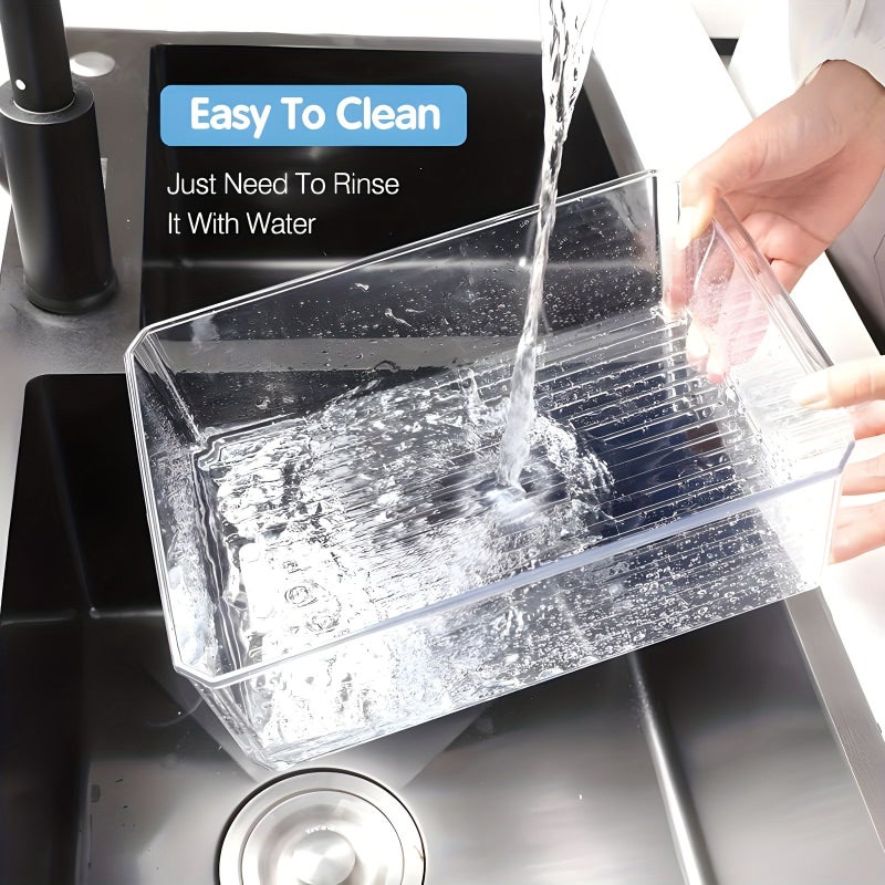 14pcs Transparent BPA Free Clear Stackable Fridge Storage Organizer Boxes With Lids For Fruit Vegetables Food And Drinks - Image 2