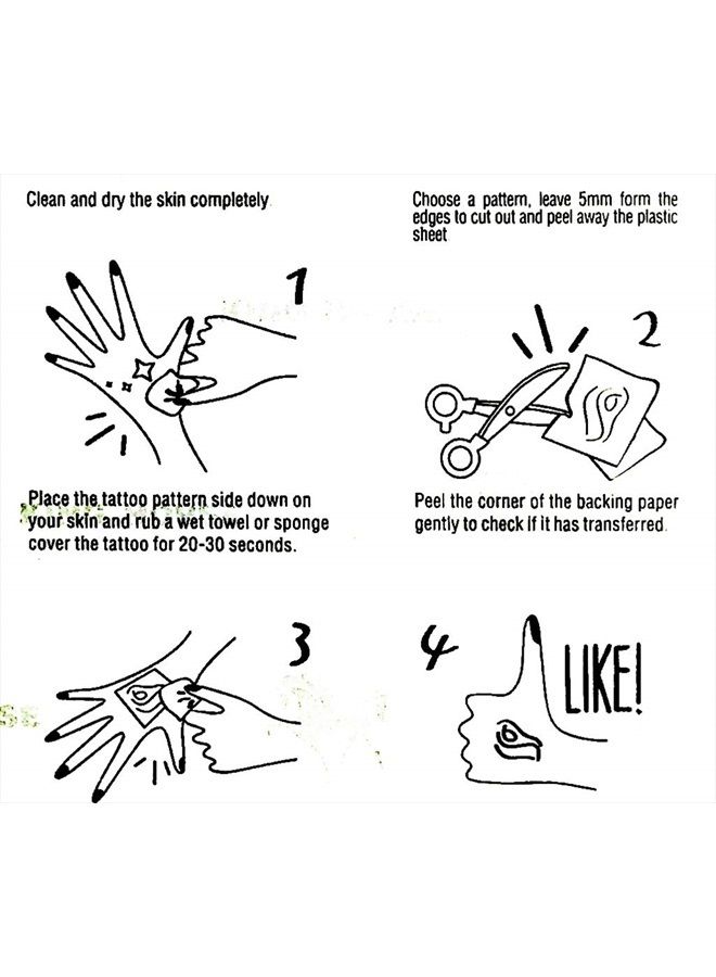 PP TATTOO 1 Sheet Butterfly Flower Green Vine Tattoos Body Art Fake Tattoo for Women Men Teens Arm Temporary Tattoo Body Sticker - Image 2