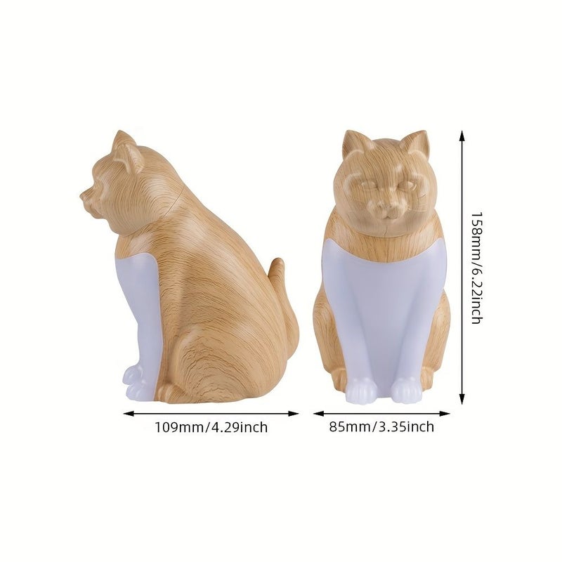 Maple Cat Shaped Led Desk Lamp With Long Press Dimming Three Adjustable Brightness Levels Touch Controlled Rechargeable Bedside Night Light Art Decoration Gift For Christmas New Year - Image 2