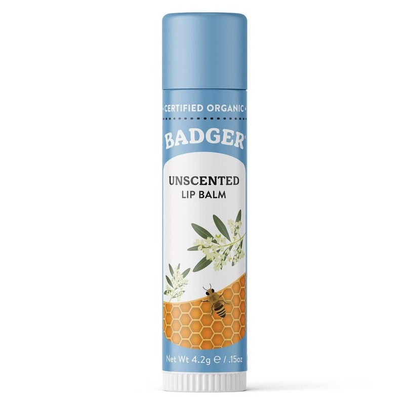 Badger Lip Balm Stick,0.15 oz - Image 1