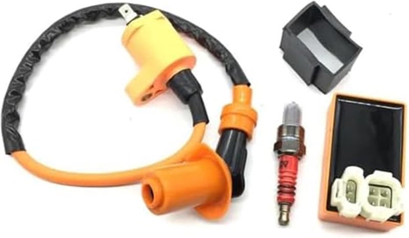 Wivplex Ignition Coil and Spark Plug Set for GY6 Scooters - Image 1