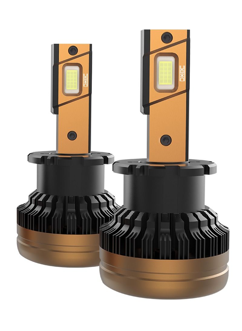 DXB-C Falcon D4 120W 12000LM 6500K LED Car Headlights 300% Brightness 6500K Cool White Bulb High Beam and Low - Image 2