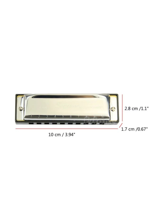 10 Hole G Key Harmonica