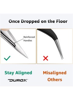 DUROX- Splinter Remover. Splinter Tweezers for Splinter Removal. Sliver Remover to Remove Splinter Out. Sharp Tweezers to Extract Cactus, Wood and Metal Splinter. Pointy Tweezers for First Aid Kit