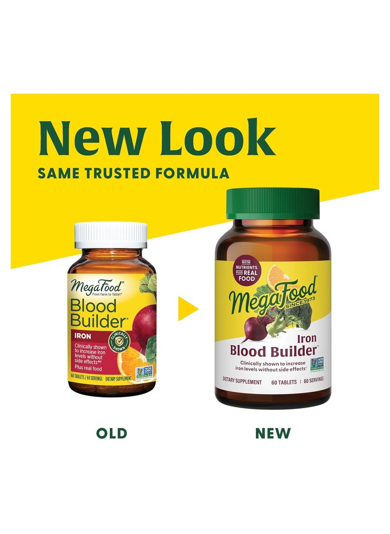 MegaFood Blood Builder - Iron Supplement Shown to Increase Levels without Nausea or Constipation Energy Support with Iron, Vitamin B12, and Folic Acid Vegan 90 Tabs - pzsku/Z6BC360936A7DBF29FA64Z/45/_/1737454688/acfee972-df8f-4ca4-b457-c00b06ee3618