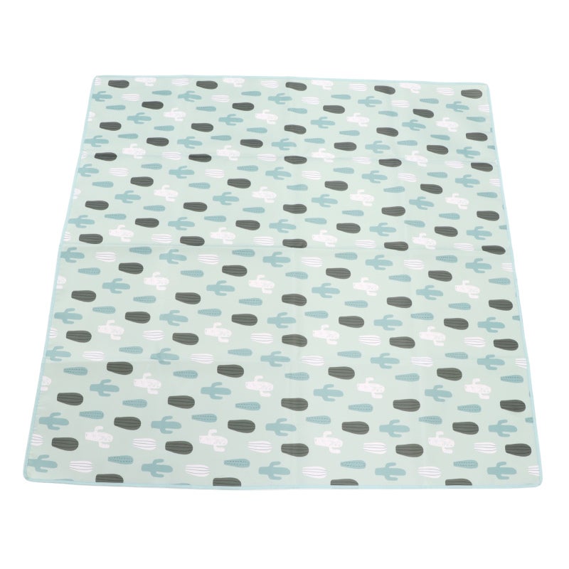 Padded Play Mat: Large Waterproof Non Slip Foldable Mat - Easy Clean Versatile Crawling Mat for Babies Toddlers Indoor Outdoor Use - Image 1