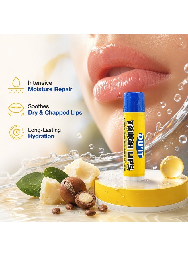 DU'IT DU’IT Tough Lips 4.5g Lip Balm | Intensive Repair Balm for Very Dry, Cracked & Chapped Lips | Long-Lasting Hydration & Moisture Lock Lip Care Treatment - Image 5