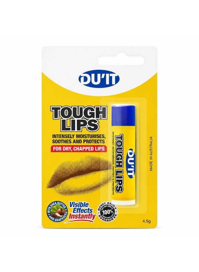 DU'IT DU’IT Tough Lips 4.5g Lip Balm | Intensive Repair Balm for Very Dry, Cracked & Chapped Lips | Long-Lasting Hydration & Moisture Lock Lip Care Treatment - Image 1