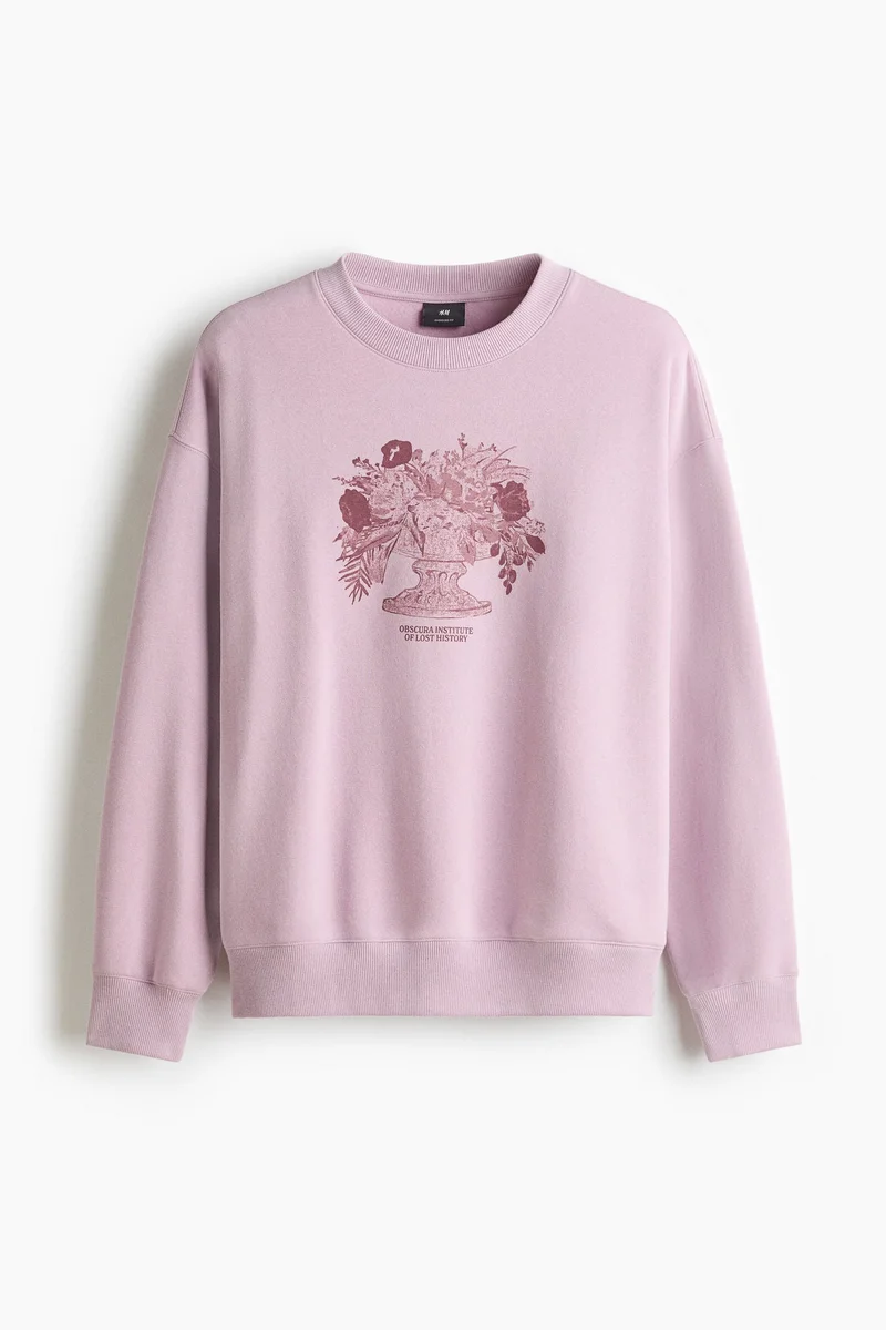 H&M Loose Fit Printed sweatshirt