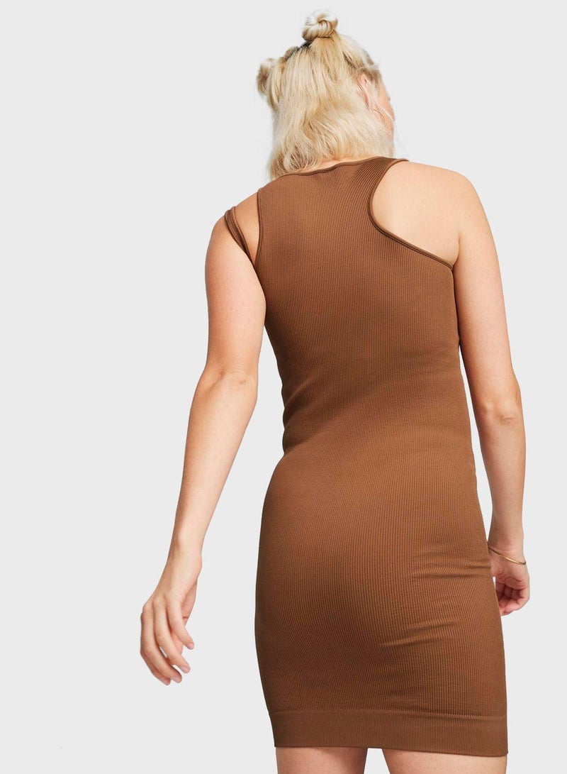 PUMA Ribbed Knit Dress - Image 2