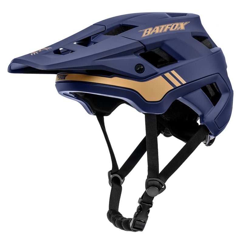 BATFOX Bike HelmetMountain Bike Helmet Helmets for Men Women Adults Youth Blue L5861CM - Image 2