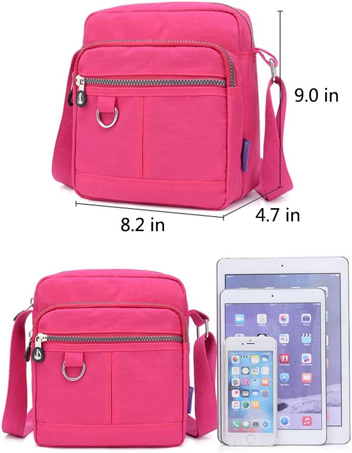 KARRESLY Casual Nylon Purse Handbag Crossbody Bag Waterproof Shoulder Bag for Women - Image 5