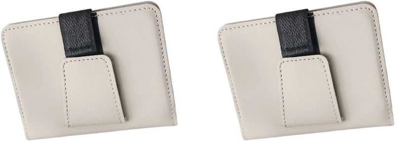 Pack of 2 Vehicle Grip Mount Accommodates Cards Keeps Interior Tidy Driving Aid Car Storage Sunshade Holder for Glasses Interior Travel Accessory Driver Convenience Clip - Image 3